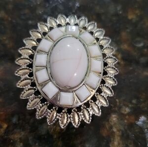 Vintage Bohemian Ring in Ivory